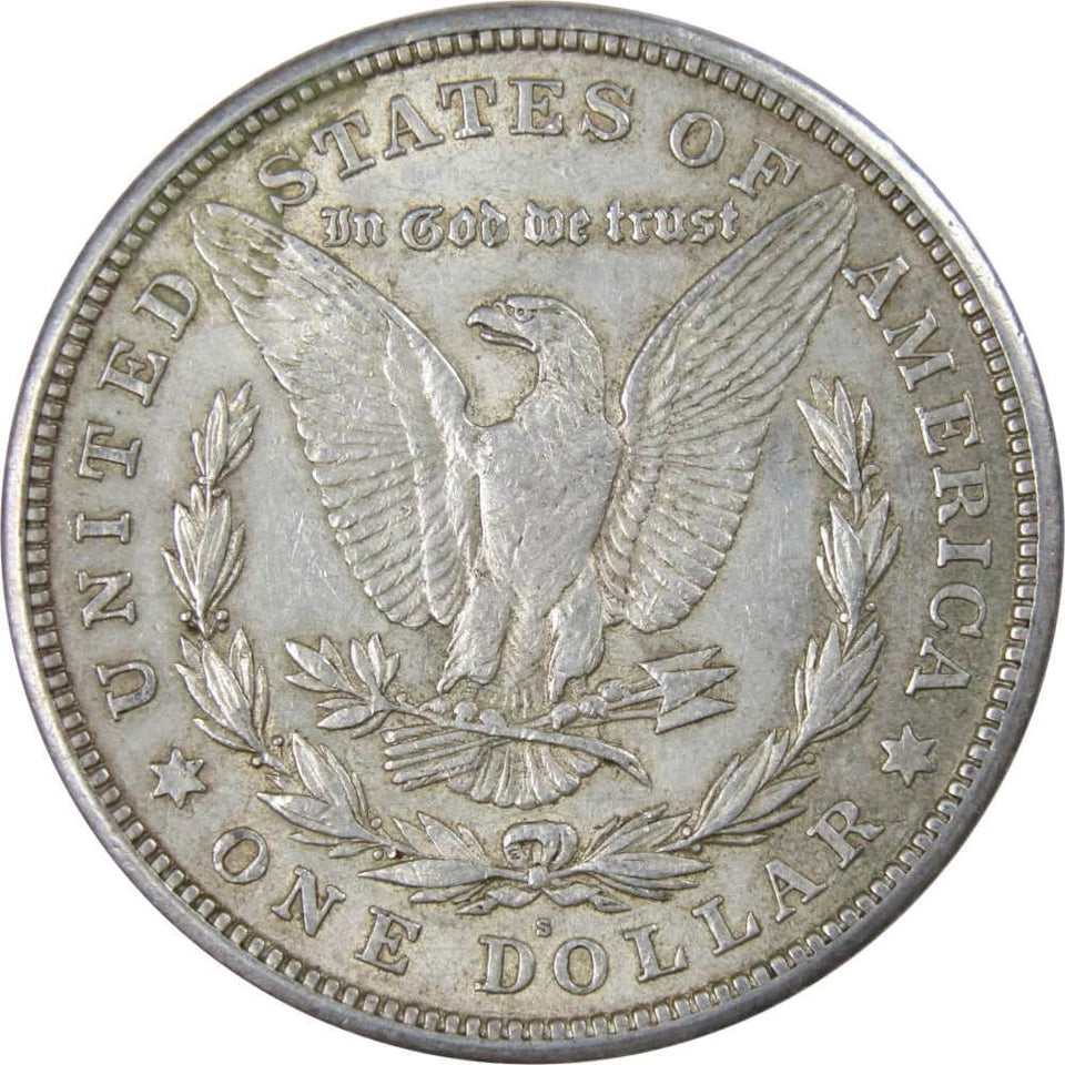 1921 S Morgan Dollar XF EF Extremely Fine 90% Silver $1 US Coin Collectible-2