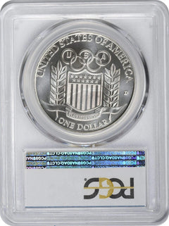 1992-D Olympic Silver Commemorative Dollar MS69 PCGS Mint State 69-2