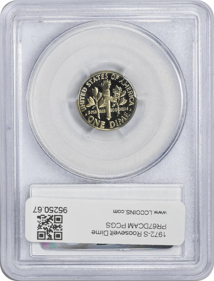 1972-S Roosevelt Dime PR67DCAM PCGS