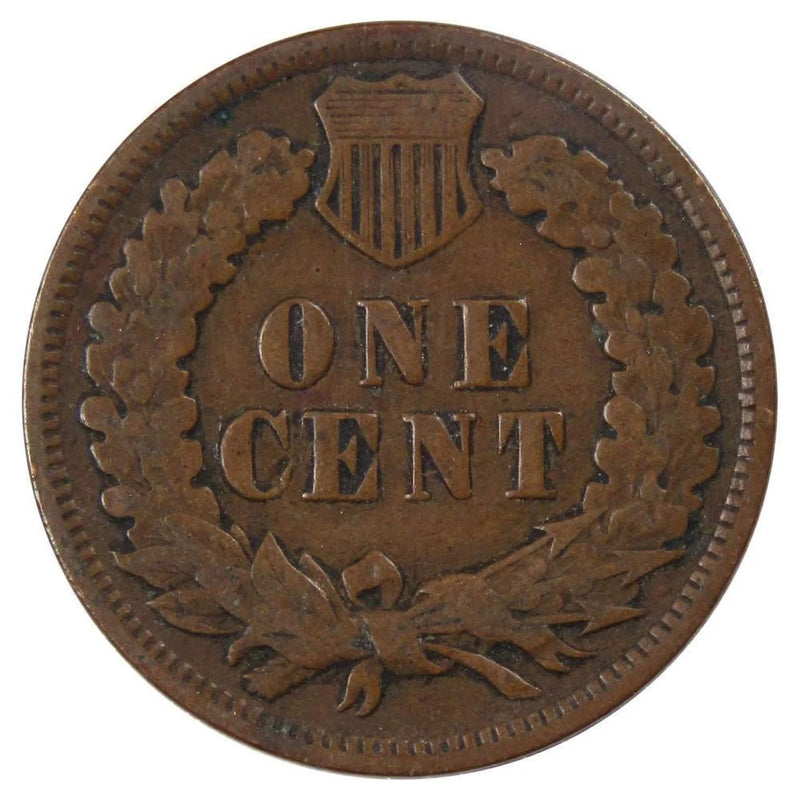 1909 Indian Head Cent G Good Bronze Penny 1c Coin Collectible-2
