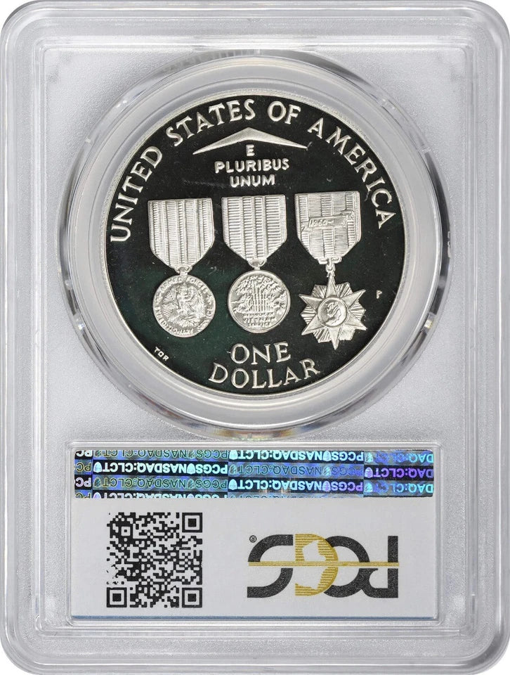1994-P Vietnam Silver Commemorative Dollar PR69DCAM PCGS Proof 69 Deep Cameo-2