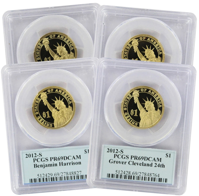 2012-S Presidential Dollar Complete Set PR69DCAM PCGS-2