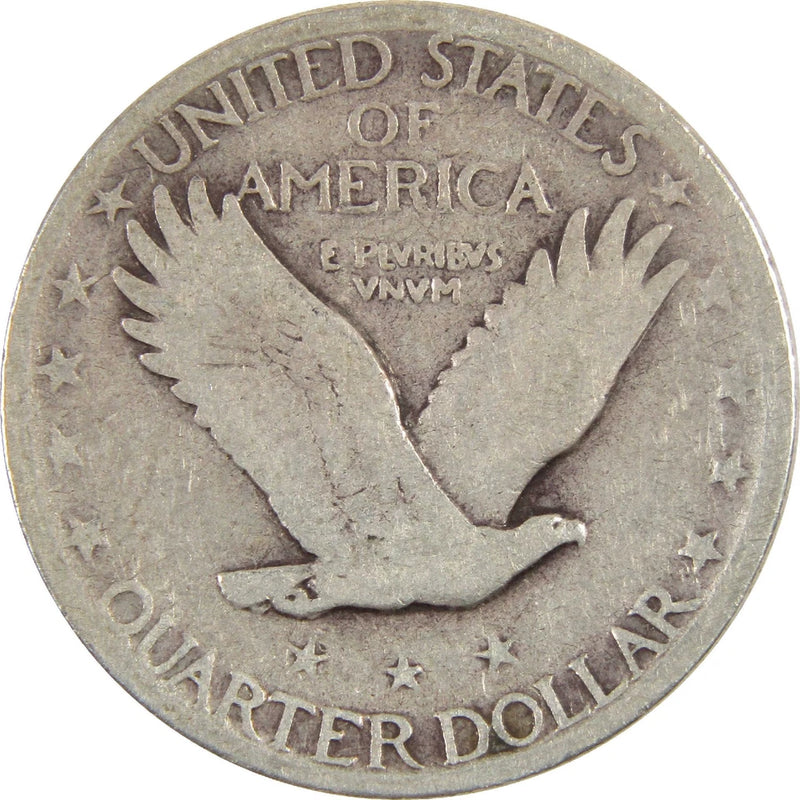 1925 Standing Liberty Quarter VG Very Good Silver 25c Coin-2
