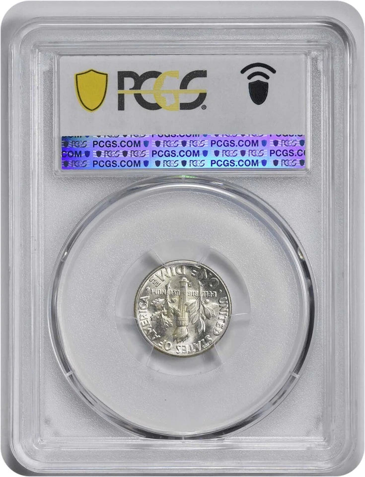 1961-D Roosevelt Silver Dime DDR FS-801 MS64 PCGS-2