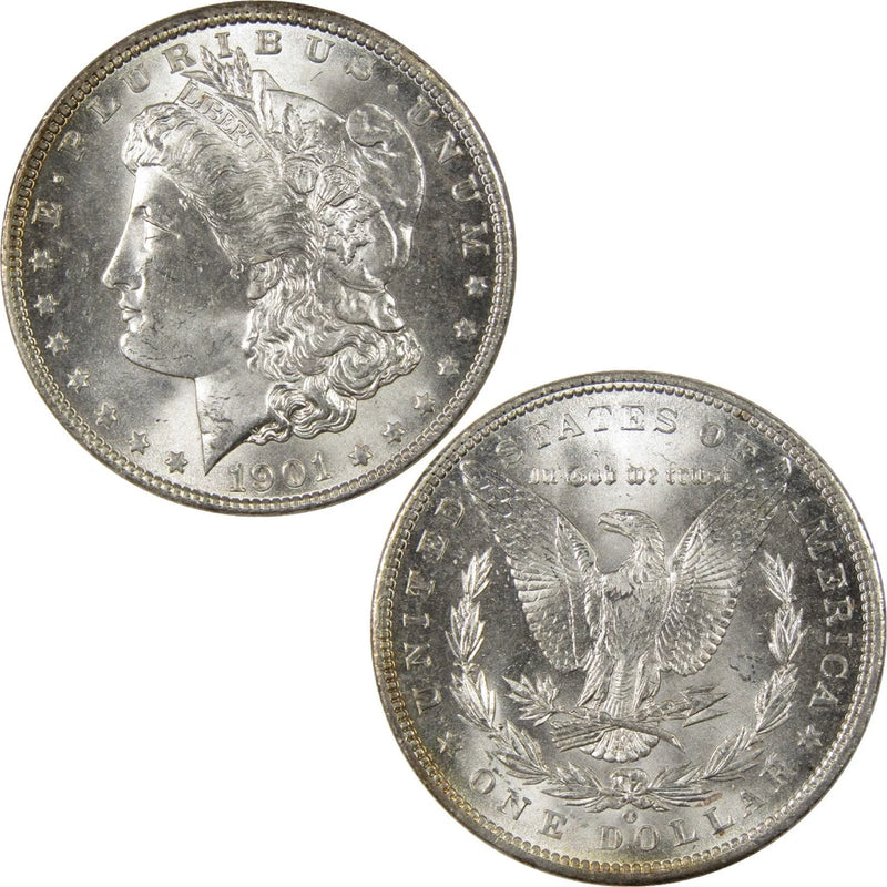 1901 O Morgan Dollar BU Choice Uncirculated Silver $1 Coin-3