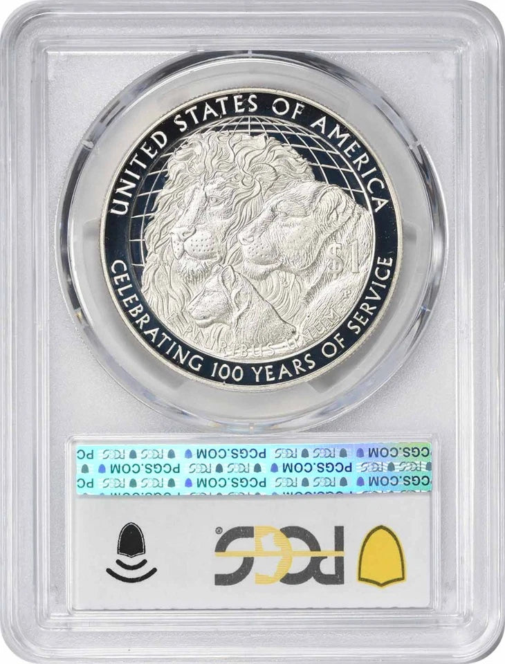2017-P Lions Club International Commemorative Dollar PR69DCAM PCGS-2