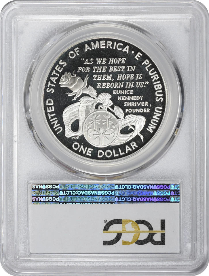 1995-P Special Olympics Silver Commemorative Dollar PR69DCAM PCGS Proof 69 DC-2