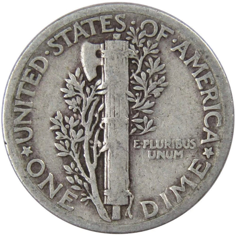 1927 Mercury Dime VG Very Good Silver 10c Coin-2