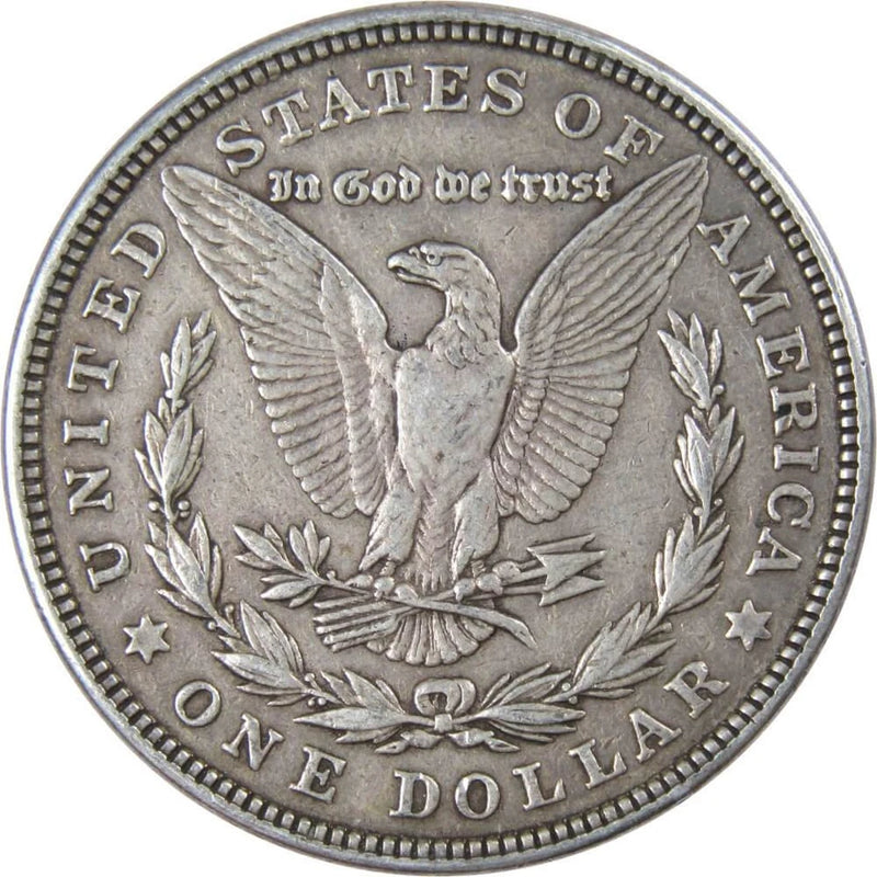 1921 Morgan Dollar VF Very Fine 90% Silver $1 US Coin Collectible-2