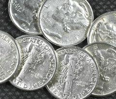 ✯ Estate Mercury Silver Dime UNC++ MS BU ✯ Old 90% Silver RARE ✯-3