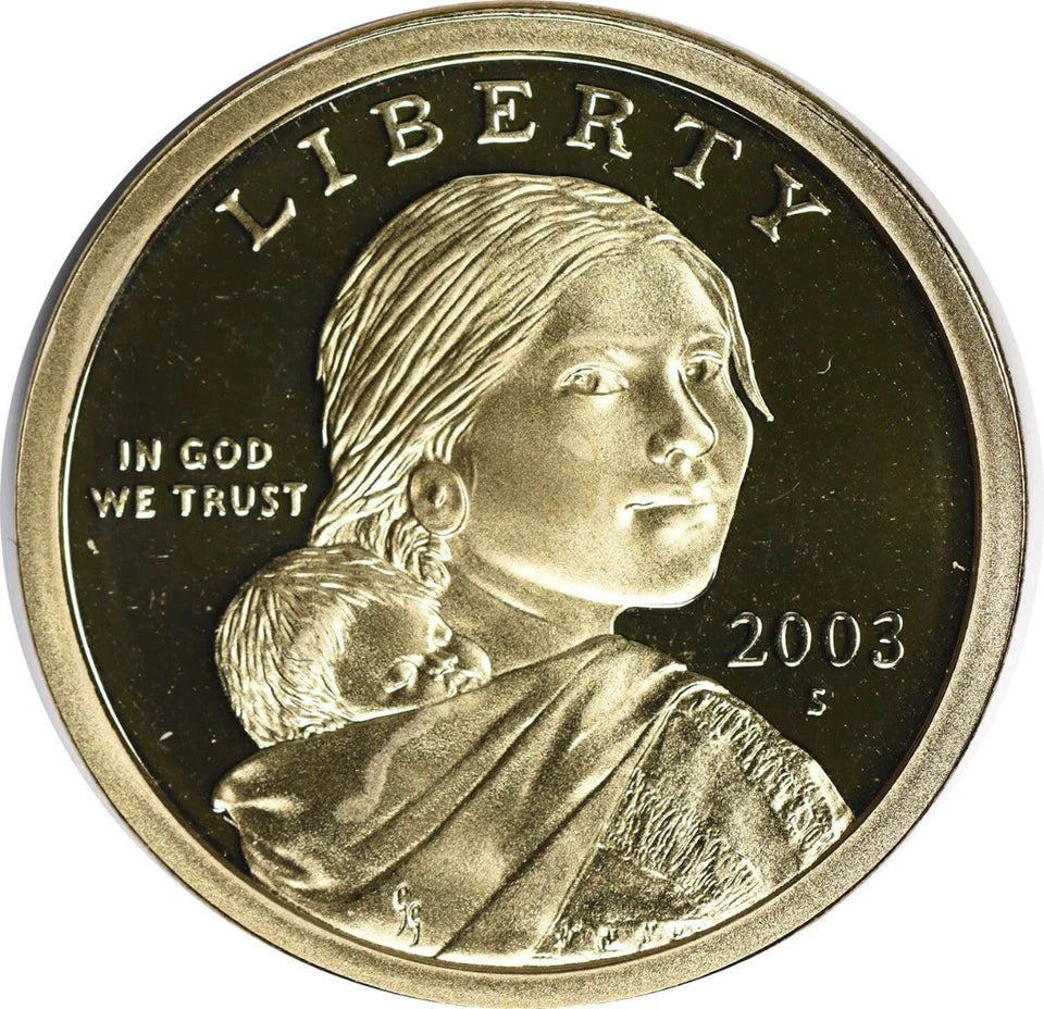2003-S Proof Sacagawea Dollar 25-Coin Roll-2