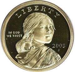 2003-S Proof Sacagawea Dollar 25-Coin Roll-2