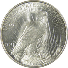 1922 D Peace Dollar Borderline Uncirculated Silver $1 Coin-2