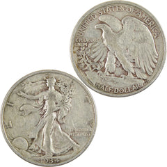 1934 Liberty Walking Half Dollar VF Very Fine Silver 50c Coin-4