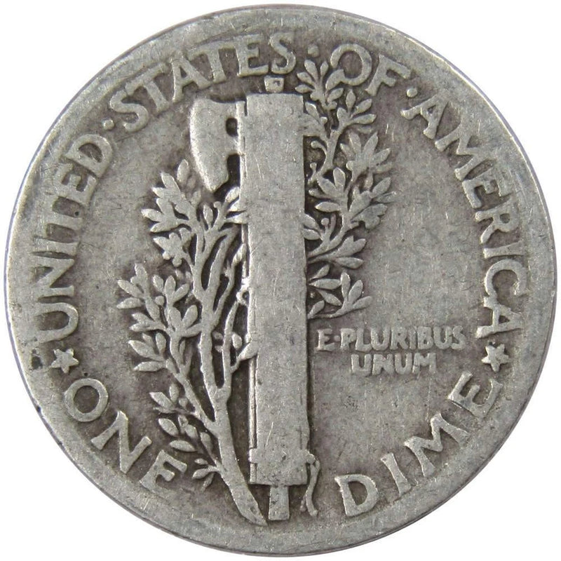 1924 Mercury Dime G Good Silver 10c Coin-2