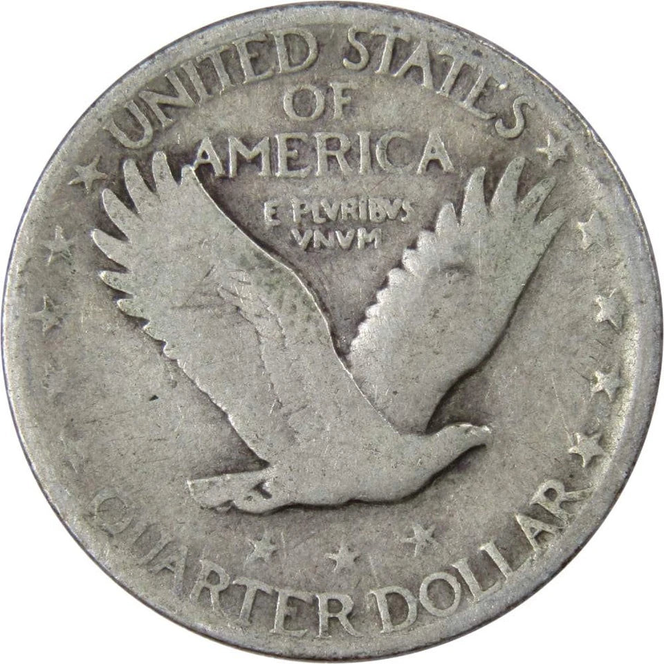 1930 S Standing Liberty Quarter G Good 90% Silver 25c US Type Coin Collectible-2