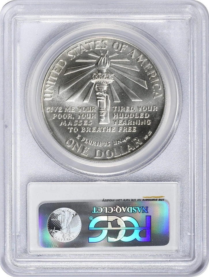 1986-P Statue of Liberty Silver Commemorative Dollar MS69 PCGS Mint State 69-2