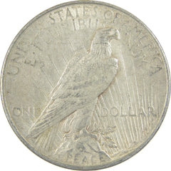 1923 D Peace Dollar VF Very Fine Silver $1 Coin-2