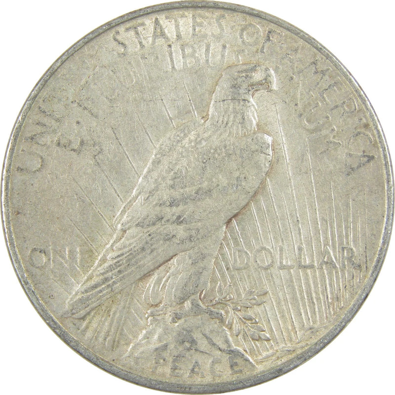 1923 D Peace Dollar VF Very Fine Silver $1 Coin-2