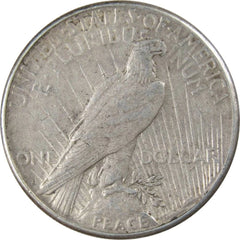 1922 S Peace Dollar VF Very Fine 90% Silver $1 US Coin Collectible-2