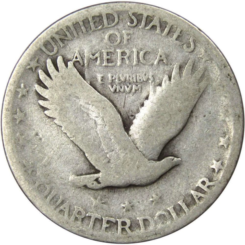 1927 S Standing Liberty Quarter Circulated Silver 25c Coin Collectible