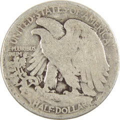 1917 Liberty Walking Half Dollar G Good Silver 50c Coin-2