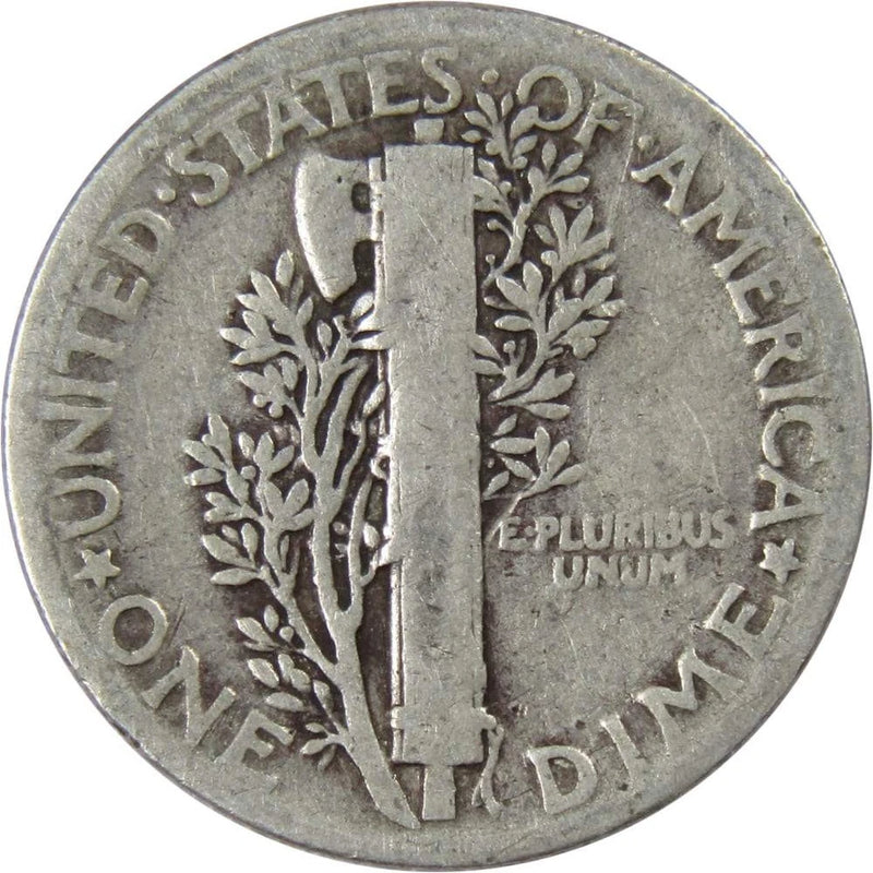 1928 Mercury Dime G Good 90% Silver 10c US Coin Collectible-2