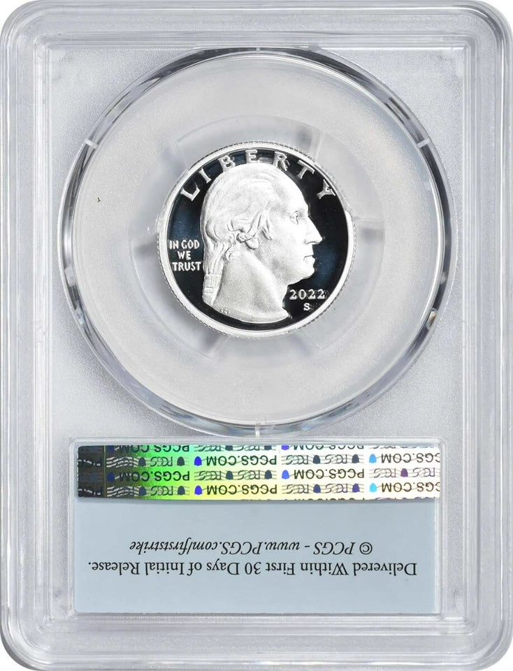2022-S Nina Otero-Warren Washington Silver Quarter Limited PR70DCAM FS PCGS-2