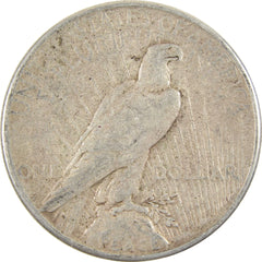 1922 S Peace Dollar VG Very Good Silver $1 Coin-2