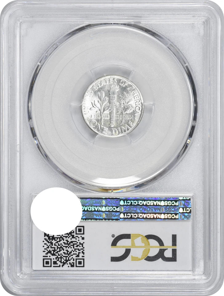 1963 Roosevelt Silver Dime DDR FS-805 MS64 PCGS