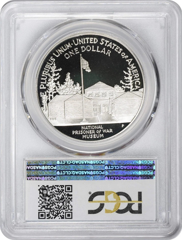 1994-P POW P.O.W. Silver Commemorative Dollar PR69DCAM PCGS Proof 69 Deep Cameo-2
