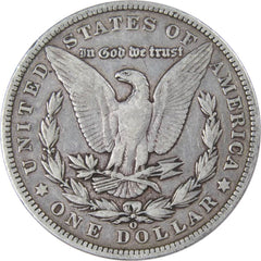 1902 O Morgan Dollar F Fine 90% Silver $1 US Coin Collectible-2