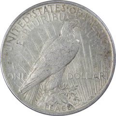 1923 Peace Dollar XF EF Extremely Fine 90% Silver $1 US Coin Collectible-2
