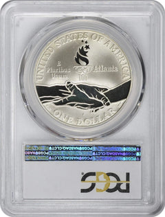1995-P Cycling Olympic Silver Commemorative Dollar PR69DCAM PCGS Proof 69 DC-2