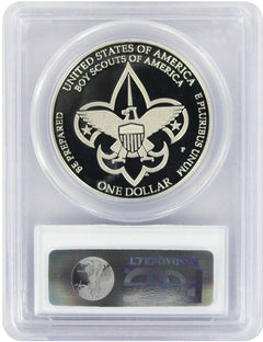 2010-P Boy Scouts America Silver Commemorative Dollar PR69DCAM PCGS Proof 69 DC-2