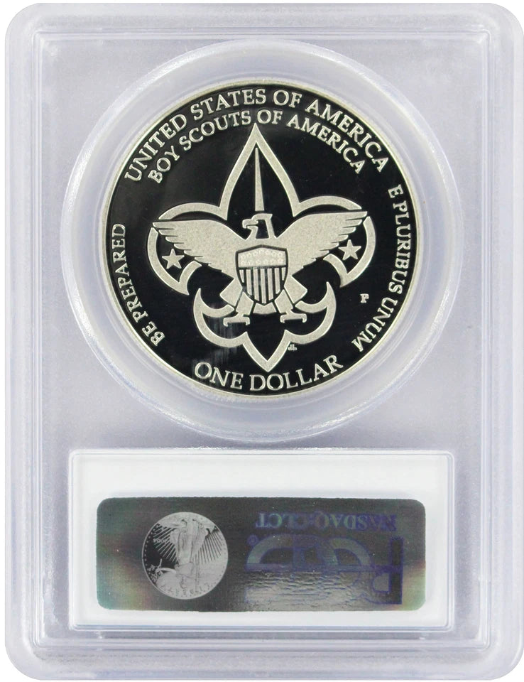 2010-P Boy Scouts America Silver Commemorative Dollar PR69DCAM PCGS Proof 69 DC-2