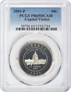 2001-P Capitol Visitor Center Commemorative Half PR69DCAM PCGS Proof 69 Deep Cam-1