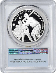 2022-P Negro Leagues Baseball Commem Silver Dollar 100 Privy PR69DCAM FS PCGS-2
