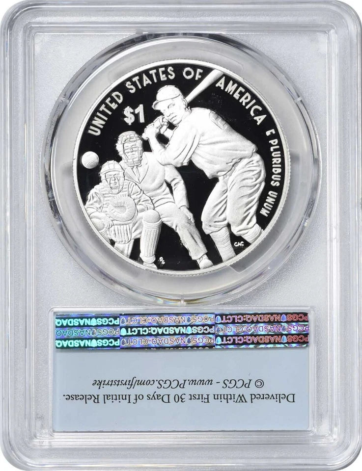 2022-P Negro Leagues Baseball Commem Silver Dollar 100 Privy PR69DCAM FS PCGS-2