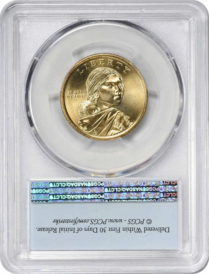 2020-D Native American Sacagawea Dollar Position B MS67 First Strike PCGS-2