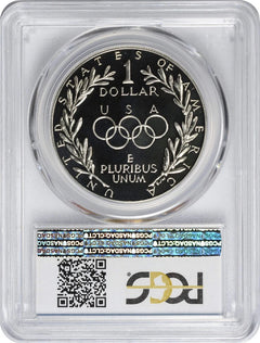 1988-S Olympic Commemorative Dollar PR70DCAM PCGS Proof 70-2