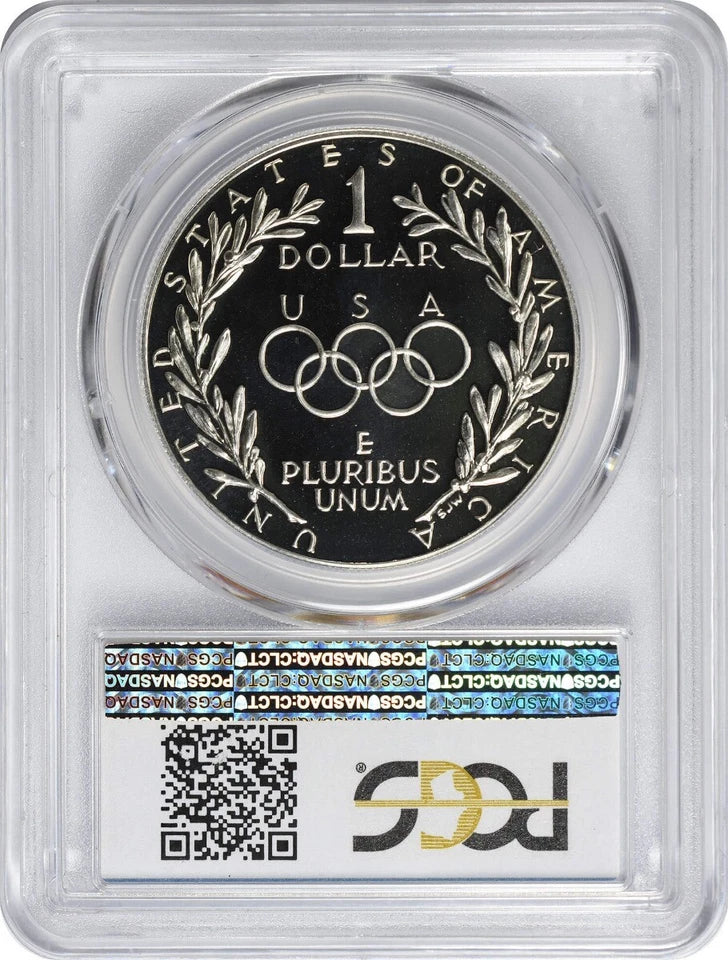 1988-S Olympic Commemorative Dollar PR70DCAM PCGS Proof 70-2