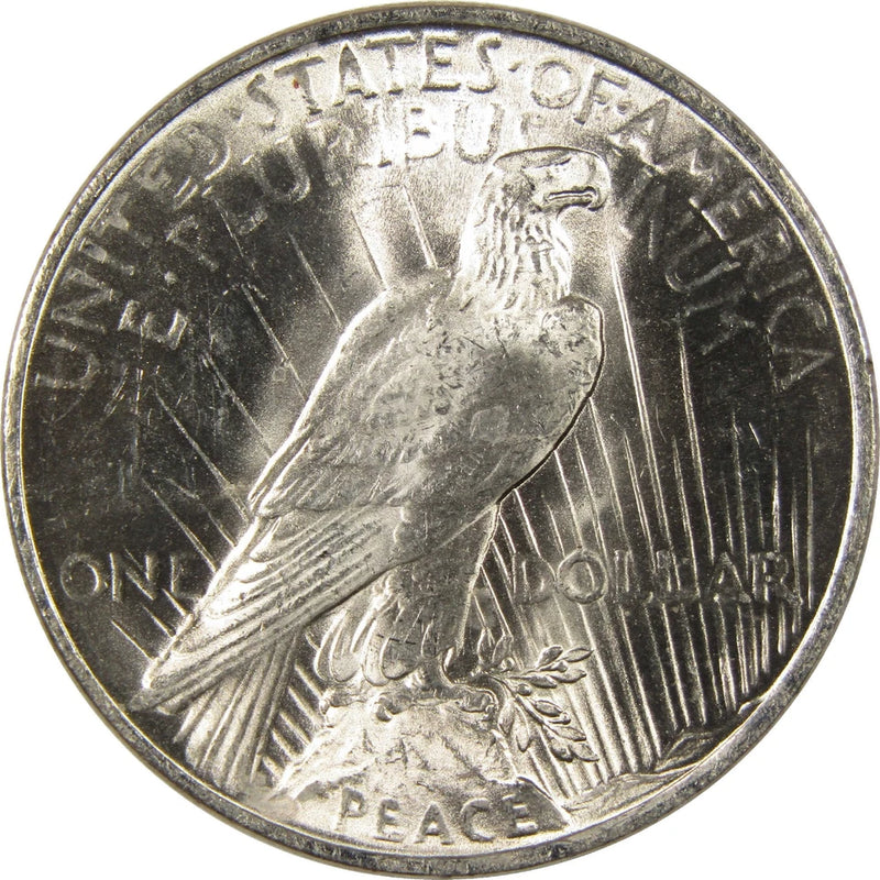 1922 Peace Dollar BU Choice Uncirculated Silver $1 Coin-2
