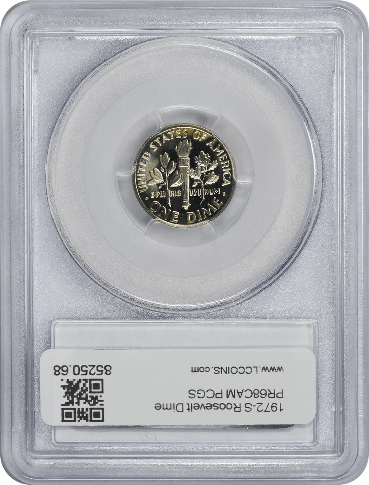 1972-S Roosevelt Dime PR68CAM PCGS-2