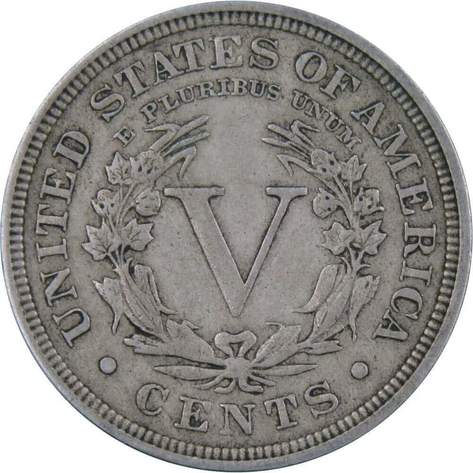 1912 Liberty Head V Nickel 5 Cent Piece XF EF Extremely Fine 5c US Coin-2