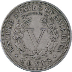 1912 Liberty Head V Nickel 5 Cent Piece XF EF Extremely Fine 5c US Coin-2