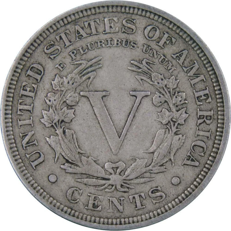 1912 Liberty Head V Nickel 5 Cent Piece XF EF Extremely Fine 5c US Coin-2