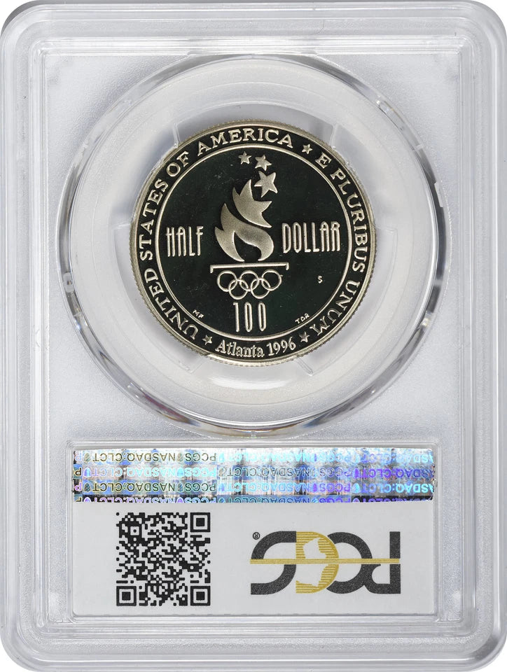 1996-S Soccer Commemorative Half PR69DCAM PCGS Proof 69 Deep Cameo