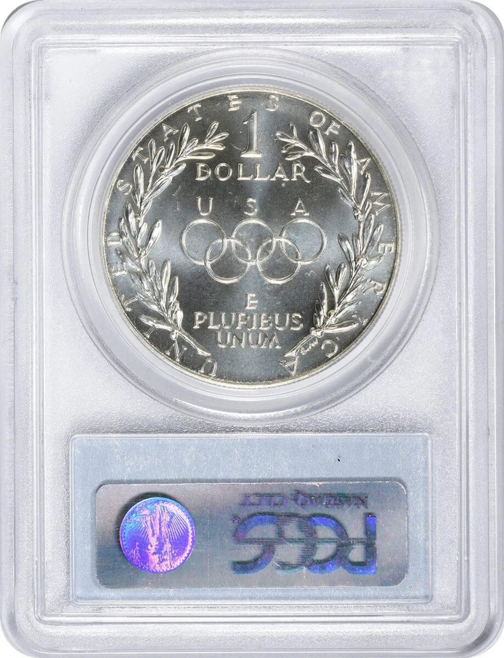 1988-D Olympic Silver Commemorative Dollar MS69 PCGS Mint State 69-2