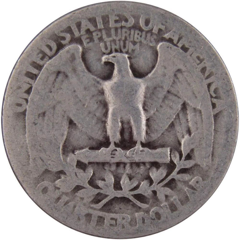 1934 Medium Motto Washington Quarter Circulated Silver 25c Coin-2